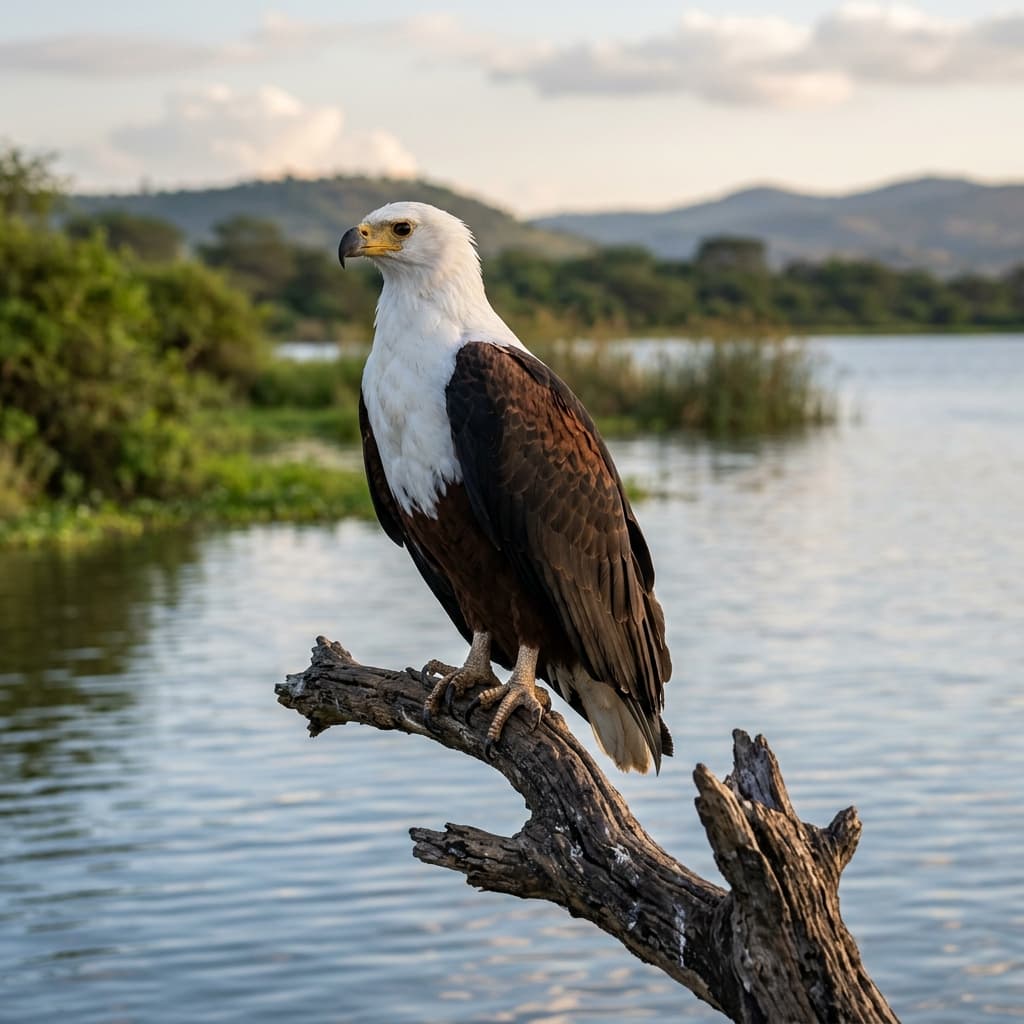 Illustration of African Fish Eagle