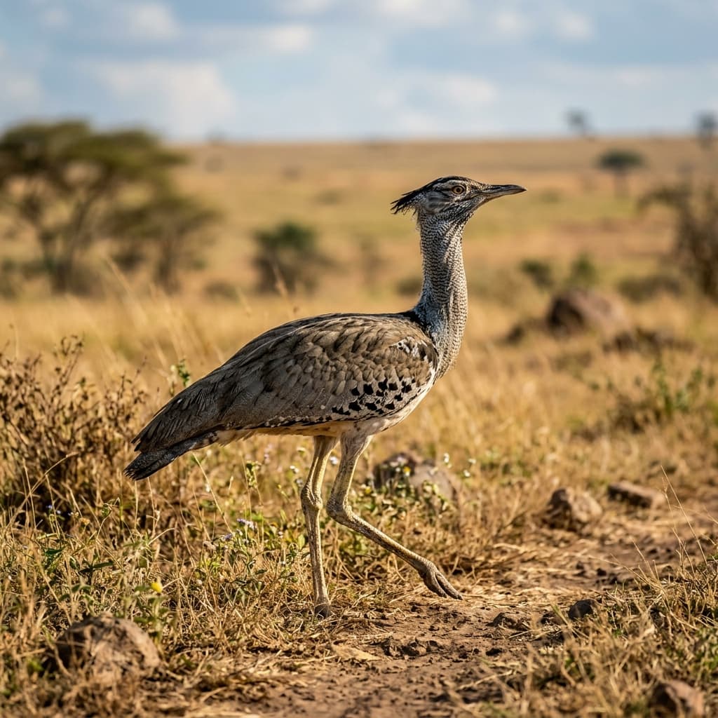 Illustration of Kori Bustard