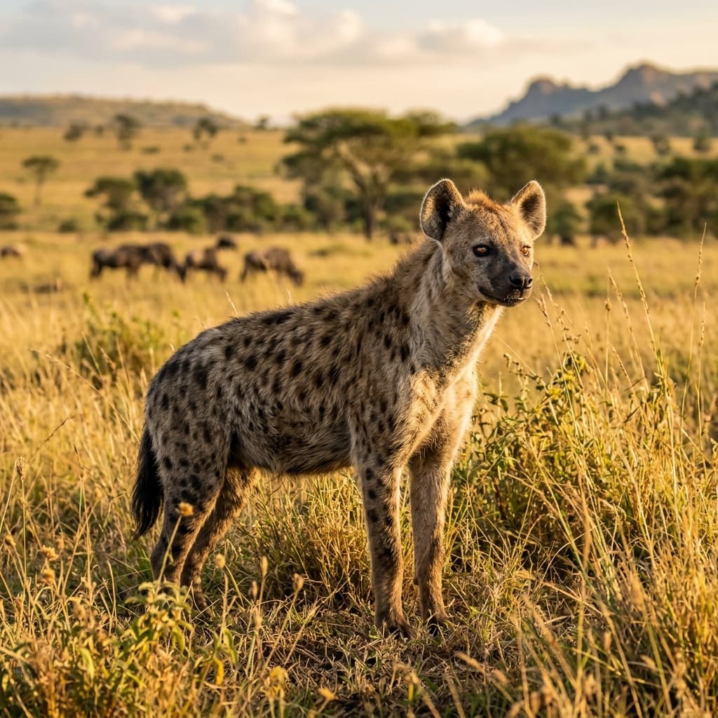 Illustration of Spotted Hyena