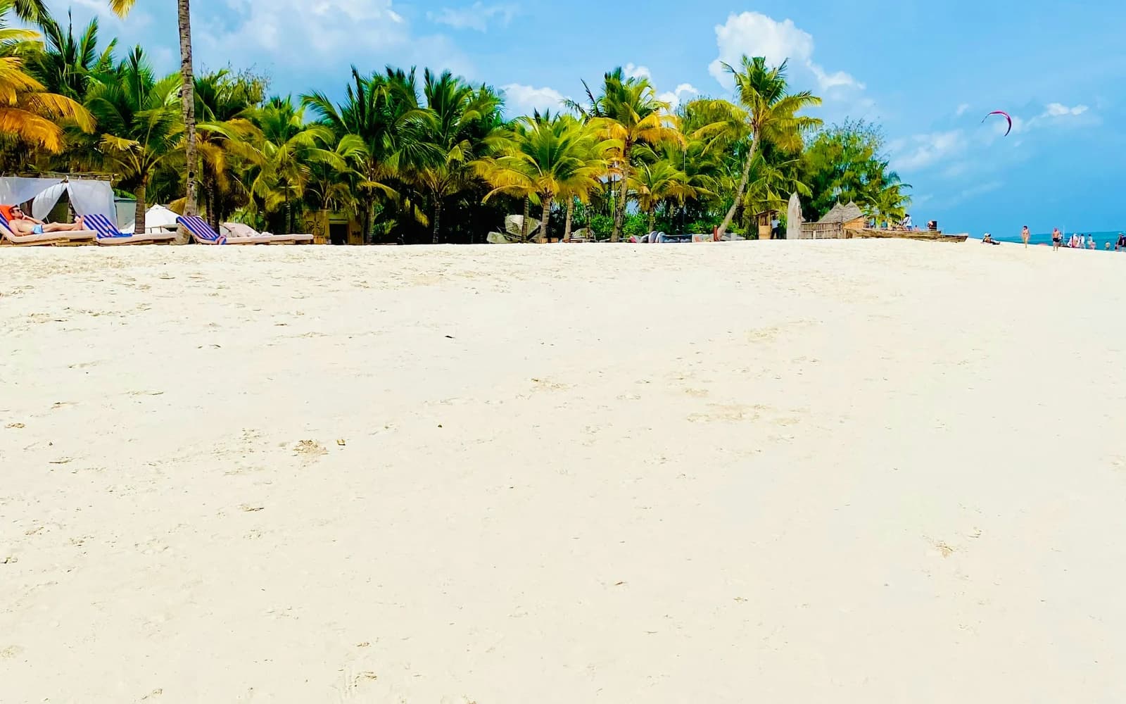 White-sand beach at Zuri Zanzibar